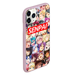 Чехол iPhone 11 Pro матовый SENPAI СЕНПАЙ, цвет: 3D-розовый — фото 2