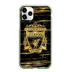 Чехол iPhone 11 Pro матовый LIVERPOOL, цвет: 3D-салатовый