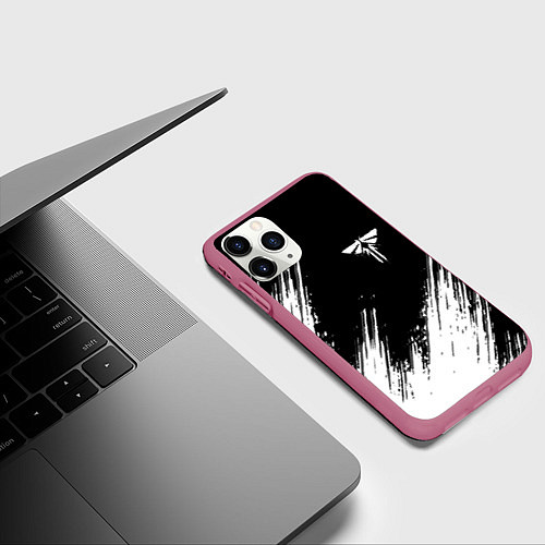 Чехол iPhone 11 Pro матовый The Last of Us: Part 2 / 3D-Малиновый – фото 3