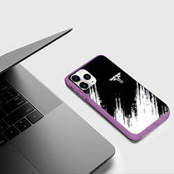 Чехол iPhone 11 Pro матовый The Last of Us: Part 2, цвет: 3D-фиолетовый — фото 2