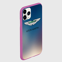 Чехол iPhone 11 Pro матовый Aston martin, цвет: 3D-фиолетовый — фото 2