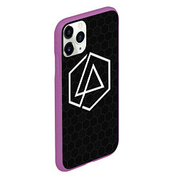 Чехол iPhone 11 Pro матовый LINKIN PARK, цвет: 3D-фиолетовый — фото 2