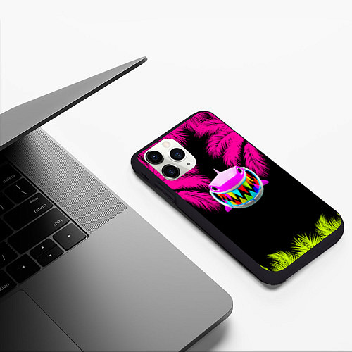 Чехол iPhone 11 Pro матовый 6ix9ine / 3D-Черный – фото 3