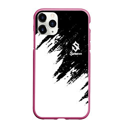 Чехол iPhone 11 Pro матовый Sabaton, цвет: 3D-малиновый