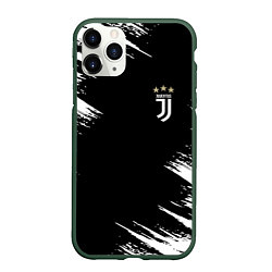 Чехол iPhone 11 Pro матовый JUVENTUS, цвет: 3D-темно-зеленый