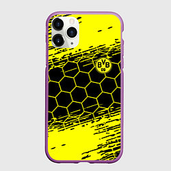 Чехол iPhone 11 Pro матовый BORUSSIA, цвет: 3D-фиолетовый