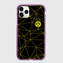 Чехол iPhone 11 Pro матовый BORUSSIA, цвет: 3D-фиолетовый