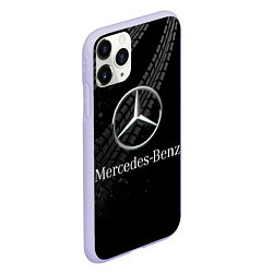 Чехол iPhone 11 Pro матовый MERCEDES, цвет: 3D-светло-сиреневый — фото 2