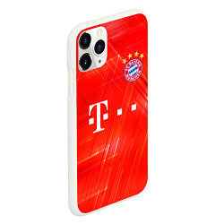 Чехол iPhone 11 Pro матовый BAYERN MUNCHEN, цвет: 3D-белый — фото 2