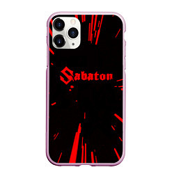 Чехол iPhone 11 Pro матовый Sabaton, цвет: 3D-розовый