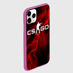Чехол iPhone 11 Pro матовый COUNTER STRIKE, цвет: 3D-фиолетовый — фото 2