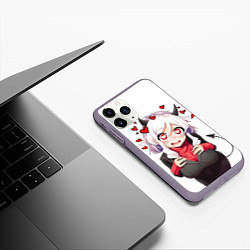 Чехол iPhone 11 Pro матовый ХЕЛЛТЕЙКЕР, цвет: 3D-серый — фото 2