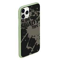 Чехол iPhone 11 Pro матовый Slim Shady, цвет: 3D-салатовый — фото 2