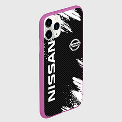 Чехол iPhone 11 Pro матовый NISSAN, цвет: 3D-фиолетовый — фото 2