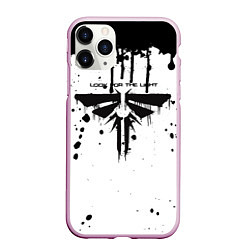 Чехол iPhone 11 Pro матовый The last of us подтеки, цвет: 3D-розовый