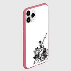 Чехол iPhone 11 Pro матовый Berserk, цвет: 3D-малиновый — фото 2