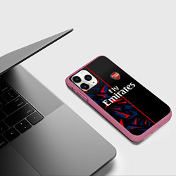 Чехол iPhone 11 Pro матовый ARSENAL UNIFORM 2020, цвет: 3D-малиновый — фото 2