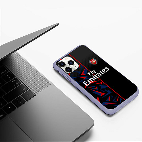 Чехол iPhone 11 Pro матовый ARSENAL UNIFORM 2020 / 3D-Светло-сиреневый – фото 3