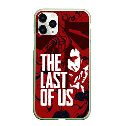 Чехол iPhone 11 Pro матовый THE LAST OF US, цвет: 3D-салатовый