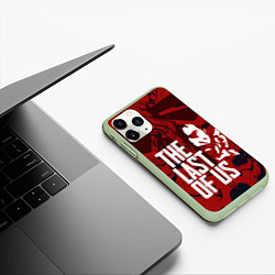 Чехол iPhone 11 Pro матовый THE LAST OF US, цвет: 3D-салатовый — фото 2