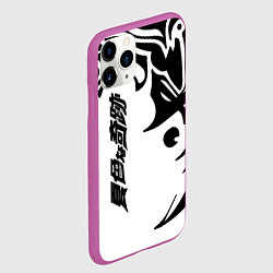 Чехол iPhone 11 Pro матовый JoJo Bizarre Adventure, цвет: 3D-фиолетовый — фото 2