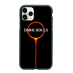 Чехол iPhone 11 Pro матовый Dark Souls, цвет: 3D-темно-зеленый