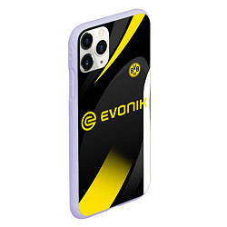 Чехол iPhone 11 Pro матовый BORUSSIA DORTMUND, цвет: 3D-светло-сиреневый — фото 2