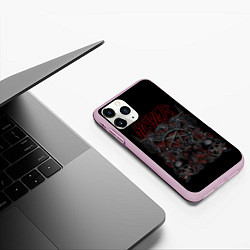 Чехол iPhone 11 Pro матовый Slayer, цвет: 3D-розовый — фото 2