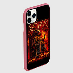 Чехол iPhone 11 Pro матовый Slayer, цвет: 3D-малиновый — фото 2
