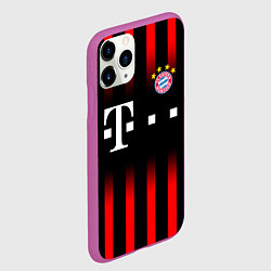 Чехол iPhone 11 Pro матовый FC Bayern Munchen, цвет: 3D-фиолетовый — фото 2