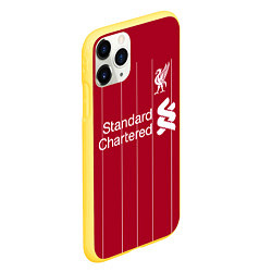 Чехол iPhone 11 Pro матовый Liverpool FC, цвет: 3D-желтый — фото 2