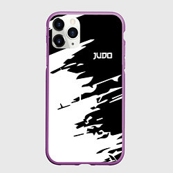 Чехол iPhone 11 Pro матовый Judo, цвет: 3D-фиолетовый