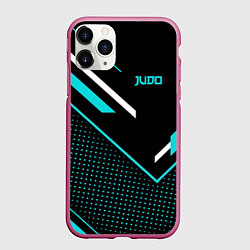 Чехол iPhone 11 Pro матовый Judo, цвет: 3D-малиновый