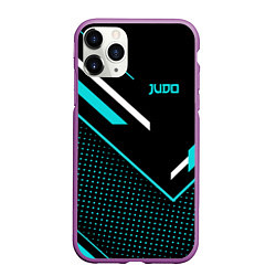 Чехол iPhone 11 Pro матовый Judo, цвет: 3D-фиолетовый