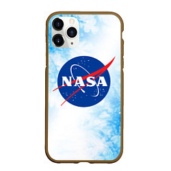 Чехол iPhone 11 Pro матовый NASA НАСА, цвет: 3D-коричневый