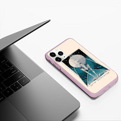 Чехол iPhone 11 Pro матовый Star Trek, цвет: 3D-розовый — фото 2