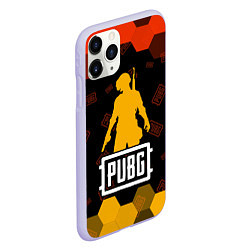 Чехол iPhone 11 Pro матовый PUBG ПАБГ, цвет: 3D-светло-сиреневый — фото 2
