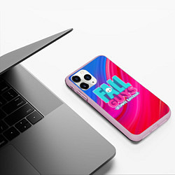 Чехол iPhone 11 Pro матовый FALL GUYS: Ultimate Knockout, цвет: 3D-розовый — фото 2