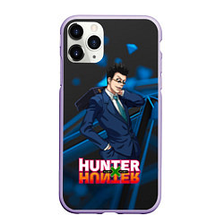 Чехол iPhone 11 Pro матовый Леорио Hunter x Hunter, цвет: 3D-светло-сиреневый