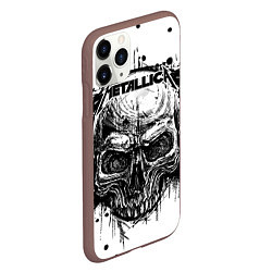 Чехол iPhone 11 Pro матовый Metallica, цвет: 3D-коричневый — фото 2