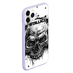 Чехол iPhone 11 Pro матовый Metallica, цвет: 3D-светло-сиреневый — фото 2