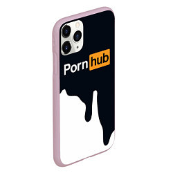 Чехол iPhone 11 Pro матовый Pornhub, цвет: 3D-розовый — фото 2