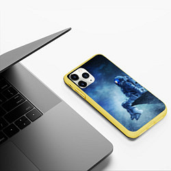 Чехол iPhone 11 Pro матовый АСТРОНАВТ-КОСМОНАВТ D, цвет: 3D-желтый — фото 2