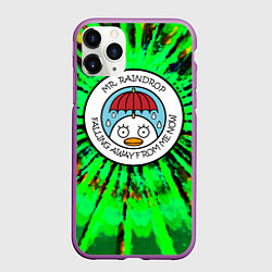 Чехол iPhone 11 Pro матовый ПИНГВИНЧИК, цвет: 3D-фиолетовый