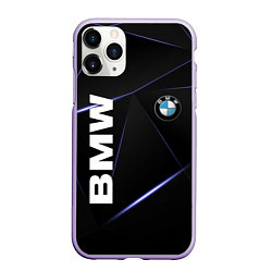 Чехол iPhone 11 Pro матовый BMW, цвет: 3D-светло-сиреневый