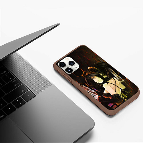 Чехол iPhone 11 Pro матовый Куруми Токисаки / 3D-Коричневый – фото 3
