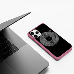 Чехол iPhone 11 Pro матовый JOY DIVISION, цвет: 3D-малиновый — фото 2