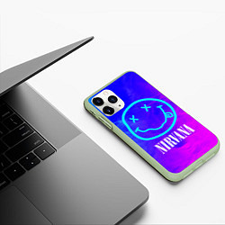 Чехол iPhone 11 Pro матовый NIRVANA НИРВАНА, цвет: 3D-салатовый — фото 2