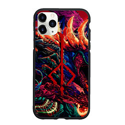 Чехол iPhone 11 Pro матовый DARK SOULS III, цвет: 3D-черный