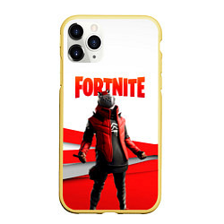 Чехол iPhone 11 Pro матовый FORTNITE, цвет: 3D-желтый